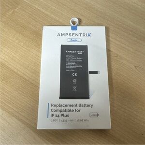 AmpSentrix Replacement Battery for iPhone 14 Plus